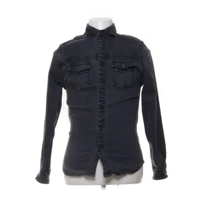 Denim blouse (Zwart) van Zara Man