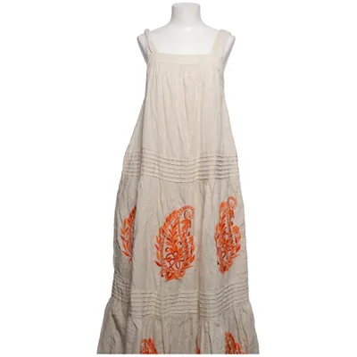 Maxi jurk (Beige, Oranje) van Anthropologie Katoen, Modal, Polyester, Viscose