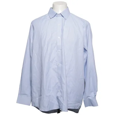 Skjorte (Blå, Hvid) fra Garbo Bomuld, Polyester