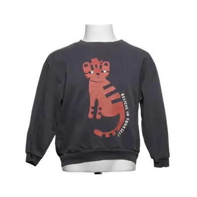 Collegetröja (Grå, Röd) från Minories Bomull, Polyester