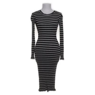 Långklänning (Svart, Vit) från Sense Woman Elastan, Viskos