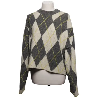 Trui (Grijs, Wit, Geel) van Pringle of Scotland x H&M Acryl, Elastaan, Polyester, Wol