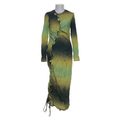 Maxi dress (Green, Yellow, Black) from NA-KD Polyester, Viscose