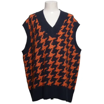 Slipover (Blå, Orange) från Samsa Collection Akryl, Elastan, Polyester, Ull