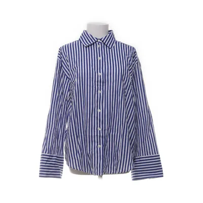 Shirt (Blauw, Meerkleurig) van H&M Premium Quality Linnen, Katoen