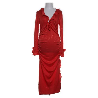 Kjole (Rød) fra Zara Elastan, Polyester