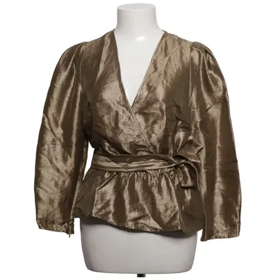 Wrap blouse (C-REB/ GLOSSY TOP) from Costes Rebel Polyamide, Polyester, Viscose