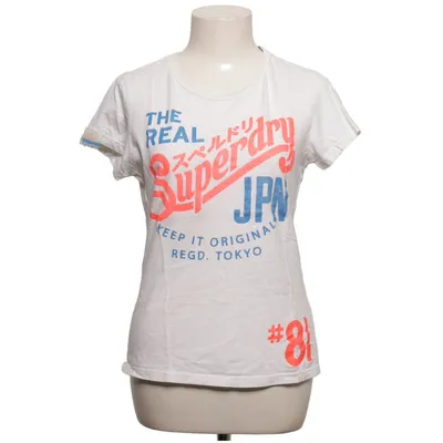 T-shirt (Wit, Meerkleurig) van Superdry Katoen