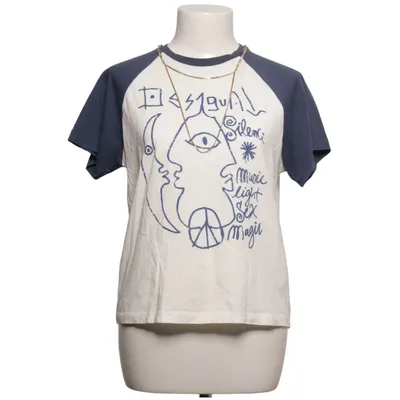 Baseball Hemd (Weiß, Blau) von Desigual Baumwolle
