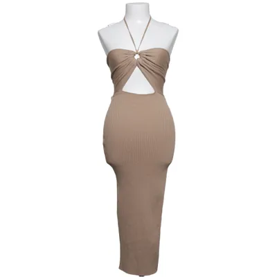 Långklänning (Beige) från GiorGia Polyamid, Viskos