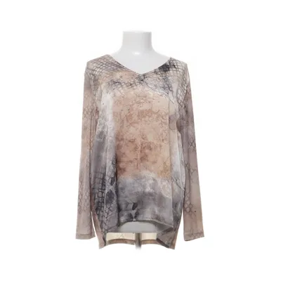 Bluse (Brun, Flerfarvet) fra Taifun Elastan, Polyester