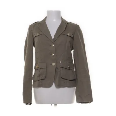 Blazer (Green) from Rosner Cotton, Linen, Metallic fiber, Nylon