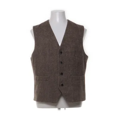 Vest (Brown, Multicolored) from Dstrezzed Acrylic, Polyester, Wool