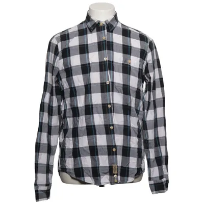 Chemise en flanelle (Noir, Blanc, Bleu) de Vailent Clothing Coton