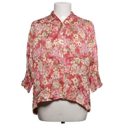 Blus (Röd, Rosa, Vit, Flerfärgad) Silke, Viskos