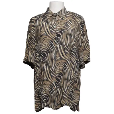 Short sleeve shirt (Brown, Black, White) from Fer Viscose
