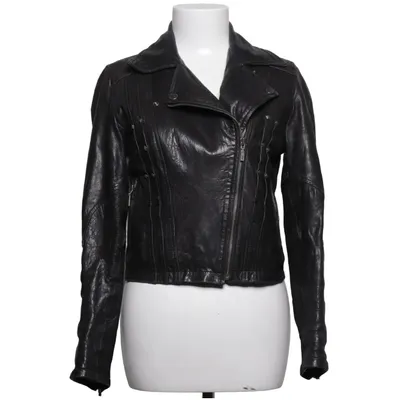 Veste de motard (Noir, Orange) de Bruno Cuir, Polyester