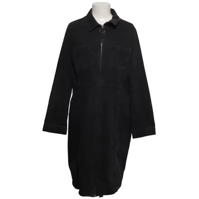 Denim dress (Gray) from Jean Pascale Cotton, Elastane, Polyester