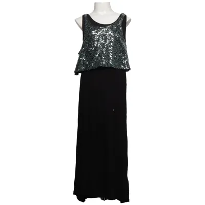 Maxi jurk (Zwart, Zilver) van Kids by Lindex Elastaan, Polyester, Viscose