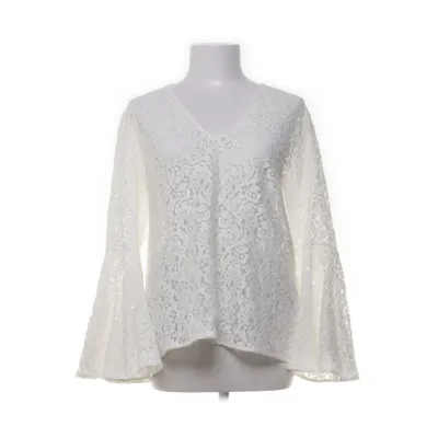Blouse (White) from Zara Woman Cotton, Polyamide, Viscose
