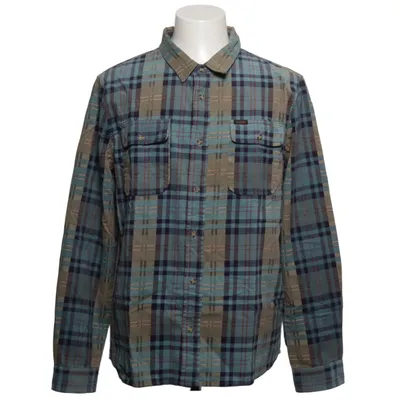 Chemise en flanelle (Bleu, Beige, Multicolore) de Wrangler Coton