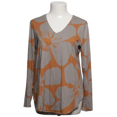 T-shirt à manches longues (Gris, Marron) de Guitare Élasthane, Viscose