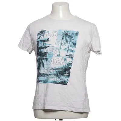 T-shirt (Vit, Blå) från Angelo Litrico Bomull
