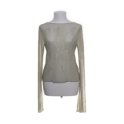 Långärmad t-shirt (Grön, Silverfärgad) från Weekday Återvunnen polyester