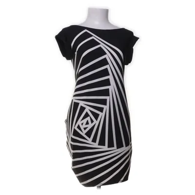 Dress (Black, White) from BCBG Max Azria Polyester, Elastane
