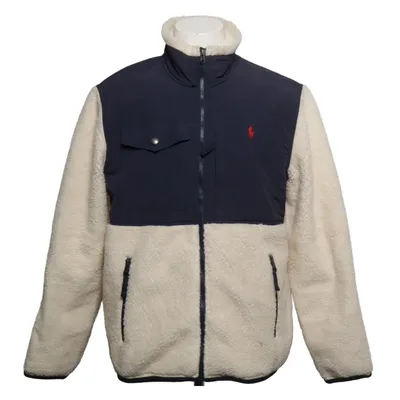 Veste polaire (Blanc, Bleu) de Polo Ralph Lauren Acrylique, Polyester