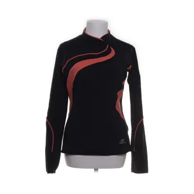 Underställströja (Svart, Orange) från Kalenji Elastan, Polyamid