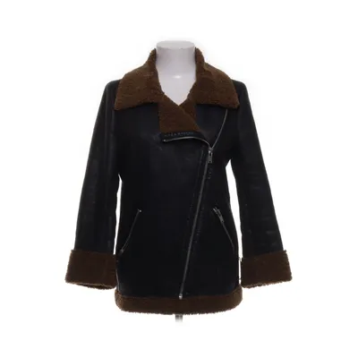 Shearlingjacka (Svart, Brun) från Zara Woman Polyester, Polyuretan