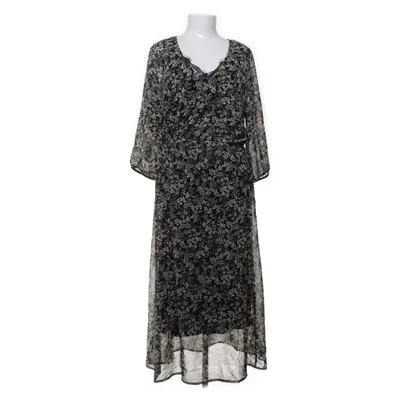 Klänning (Svart, Flerfärgad) från The Netherlands Polyester, Viskos