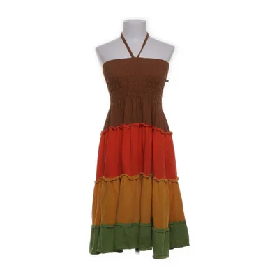 Halterneckklänning (Orange, Gul, Grön, Brun, Flerfärgad) från Norhult Ekologisk bomull