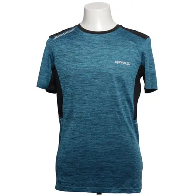 T-shirt (Bleu, Noir) de Sports Élasthane, Polyester