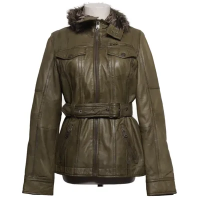 Leather jacket (Green) from Eddy's Jackets Leather, Polyester