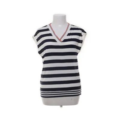 Topp (Vit, Blå) från Karen Millen Elastan, Polyester, Viskos