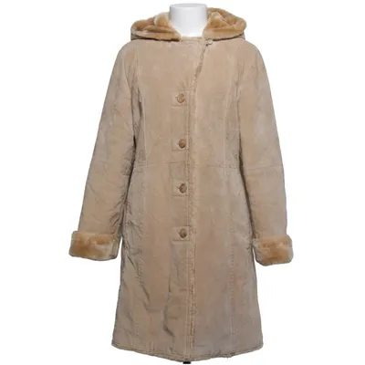 Shearling jacket (Beige) from Saki Acrylic, Leather