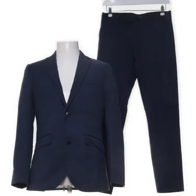 Kostym (Blå) från Riley Polyester, Ull, Viskos