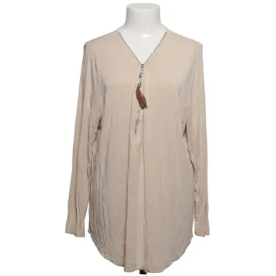 Blouse (Beige) from Rick Cardona Elastane, Viscose