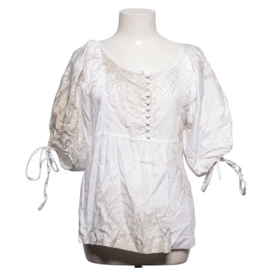 Blouse (Blanc, Beige) de Kello Coton