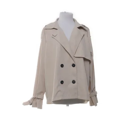 Coat (Beige) from Dazy Polyester