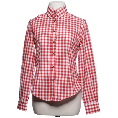 Skjorta (Röd, Vit) från Wiesnkönig Bomull, Polyester