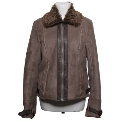 Shearling jacket (Brown) from Biaggini Polyester