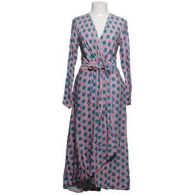 Omlottklänning (Rosa, Blå) från Closet London Linne, Viskos