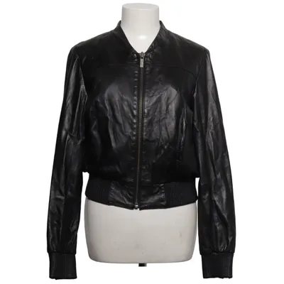 Leren jack (Zwart) van Jimmy Choo for H&M Acetaat