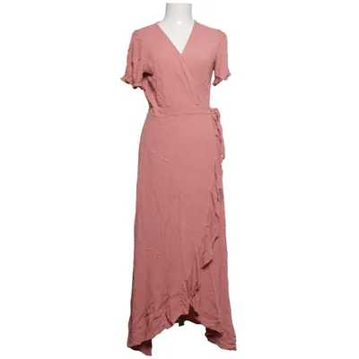 Slå-om-kjole (Pink) fra Goa Bomuld, Viscose
