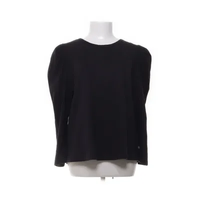 Langærmet t-shirt (Sort) fra Ajlajk Bomuld