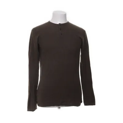 Henley T-shirt (Grøn) fra Zara Man Akryl, Bomuld