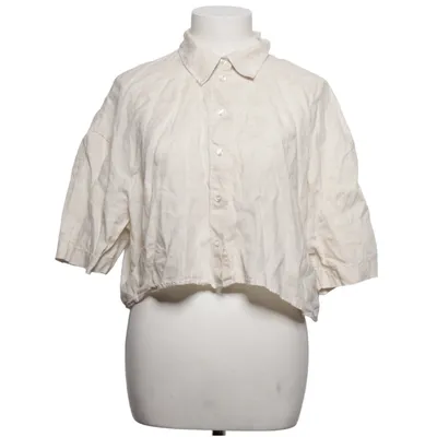 Kortærmet skjorte (Beige) fra H&M Linned